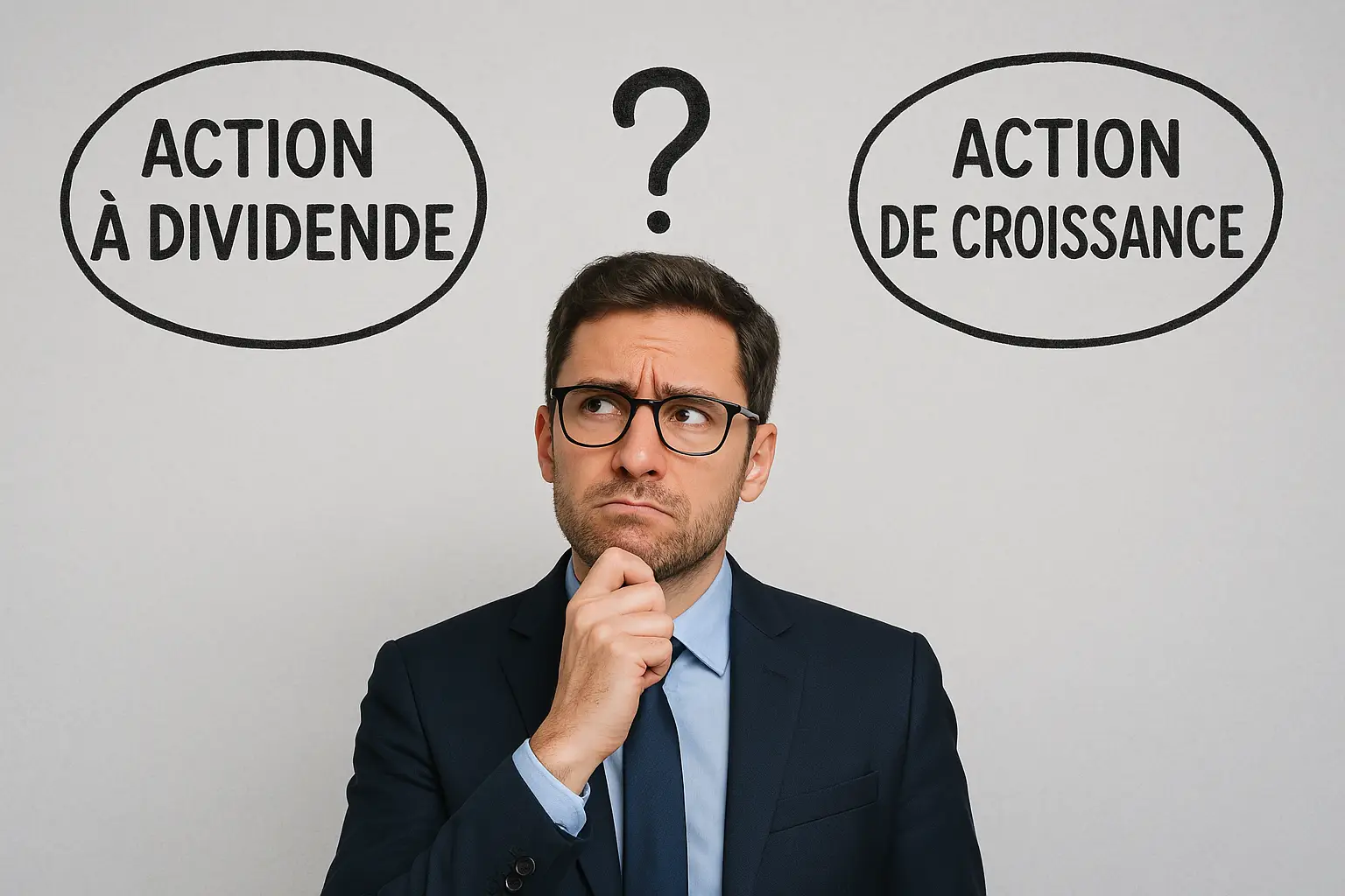 Action à dividende VS action de croissance