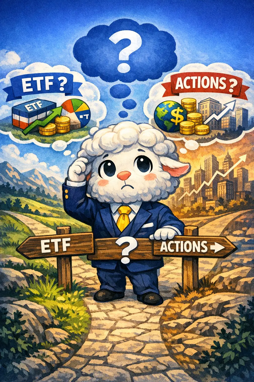Investir en ETF ou en actions?